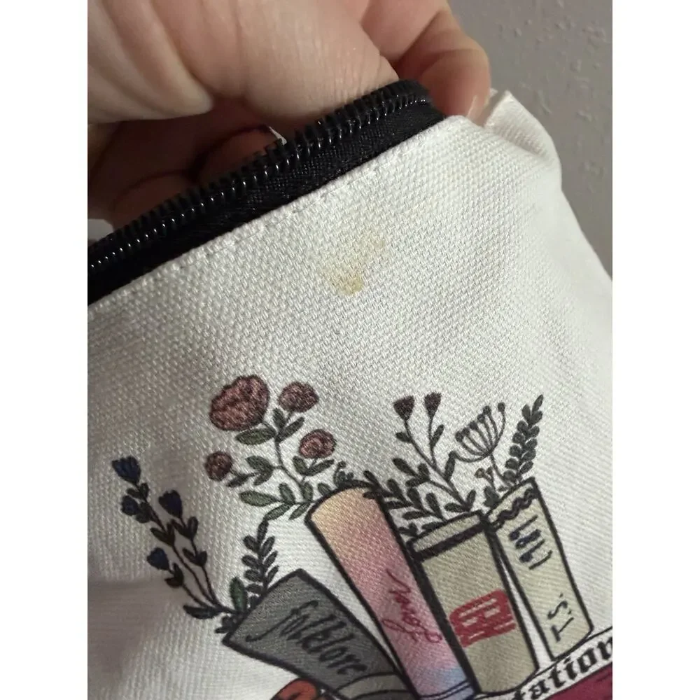 Taylor Swift Eras Albums Books Cosmetic Travel Makeup Bag Zip Close Girlhoodcore
